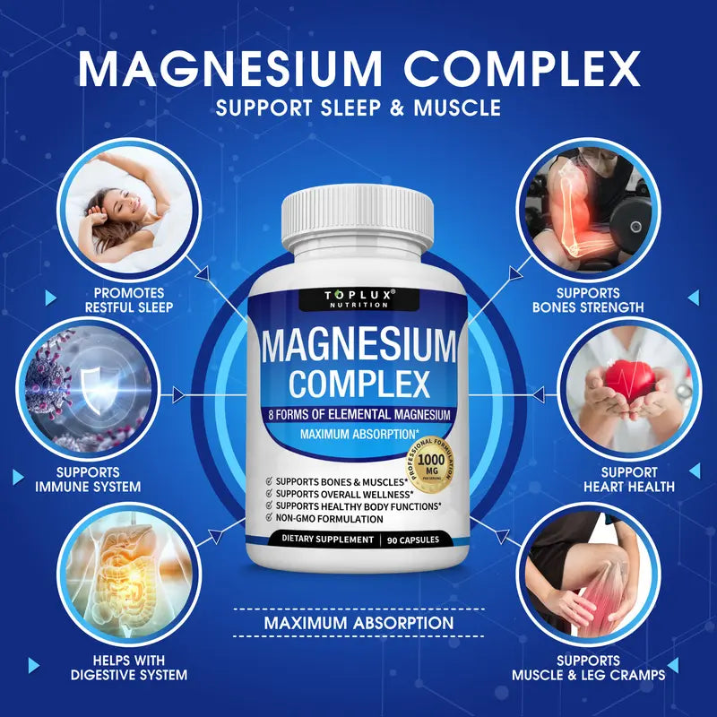 Toplux Magnesium Complex 8 Essential Forms