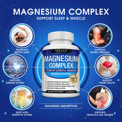 Toplux Magnesium Complex 8 Essential Forms