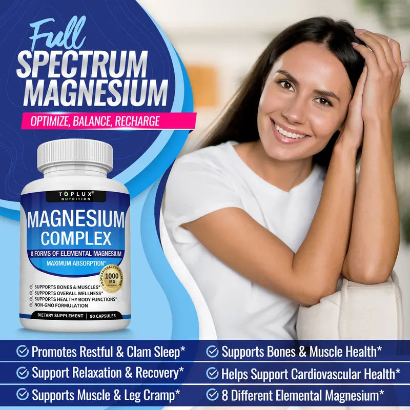 Toplux Magnesium Complex 8 Essential Forms