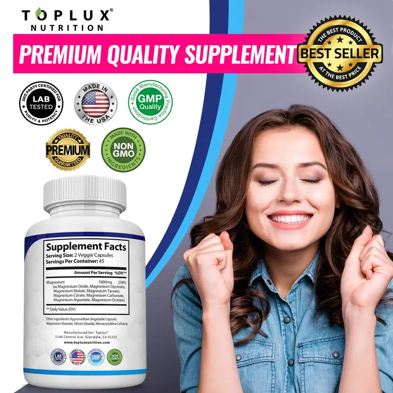 Toplux Magnesium Complex 8 Essential Forms