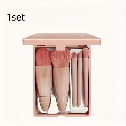 Pink Pro Makeup Brush Set